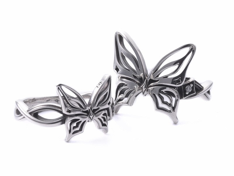 スタッズバタフライリング:ラージ