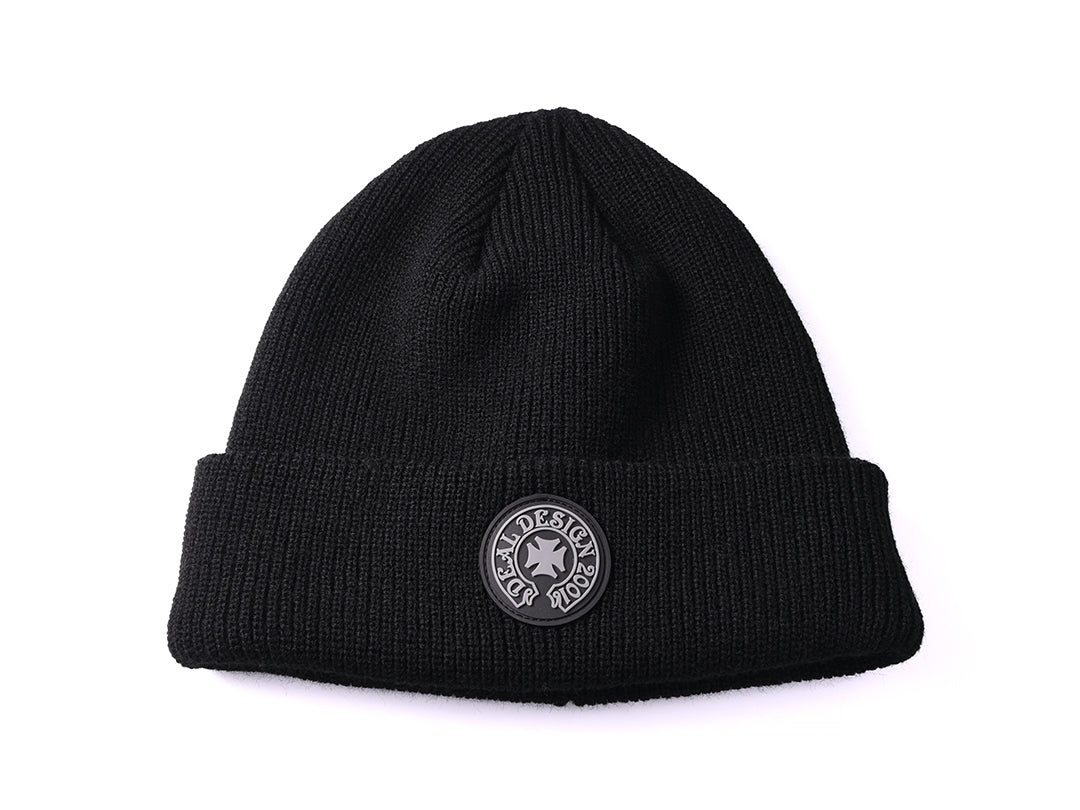 ラバーロゴニットキャップ