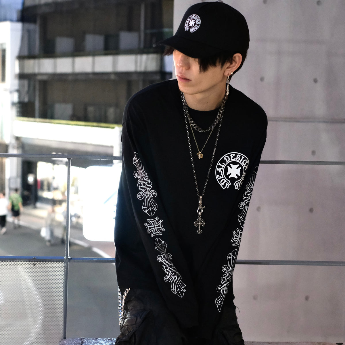 ロングスリーブTシャツ:グレイスリリー