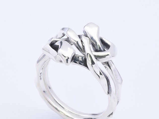 KNOT SNAKE RING DOUBLE