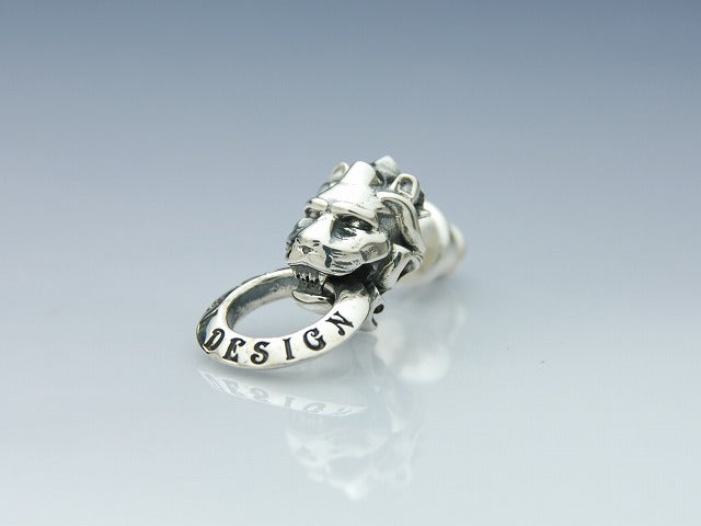 ライオンノッカーピアス：ラージ