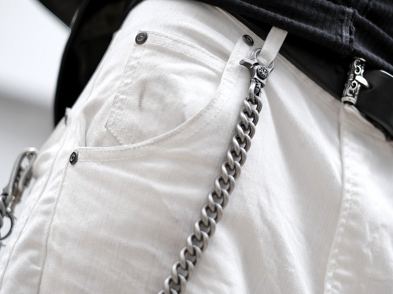 ダブルKGクリップウォレットチェーン：ブラス