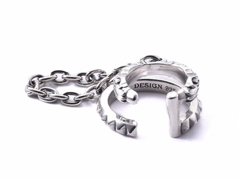 ダブルチェーンイヤカフ