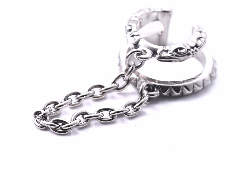 ダブルチェーンイヤカフ