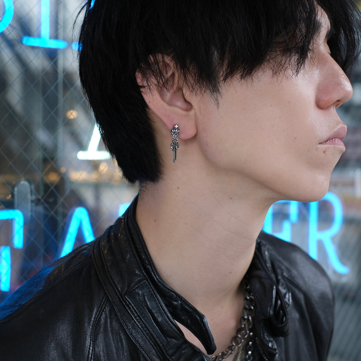 クラウンドロップピアス：SD