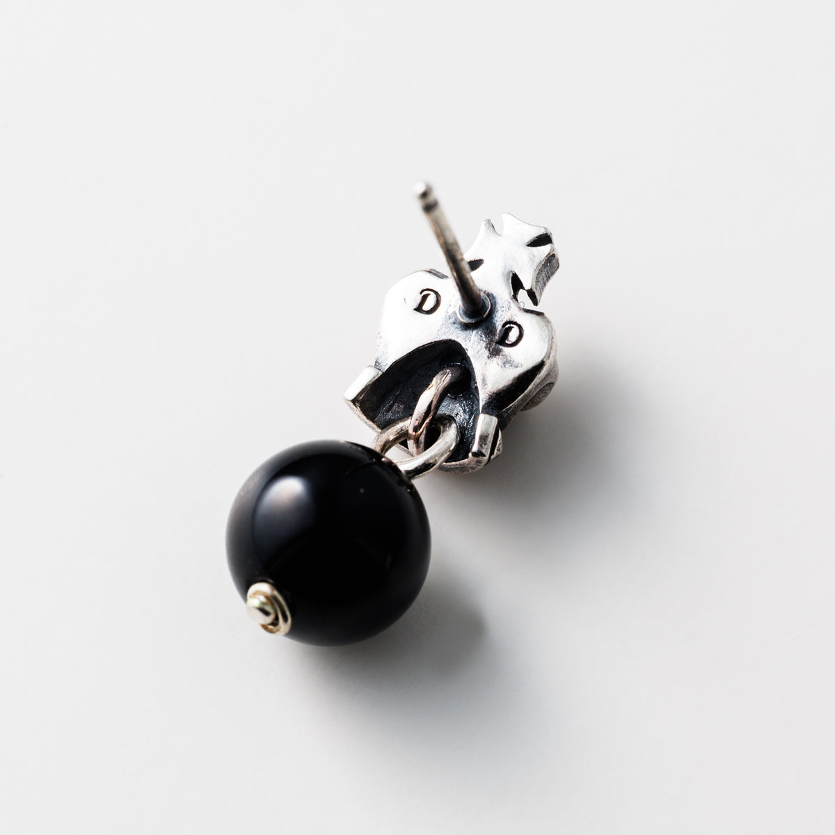 クラウンドロップピアス：SB