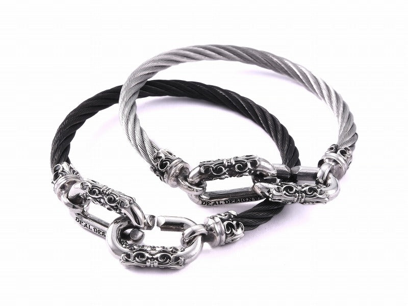 ステンレスワイヤーバングル：オーバルコネクト