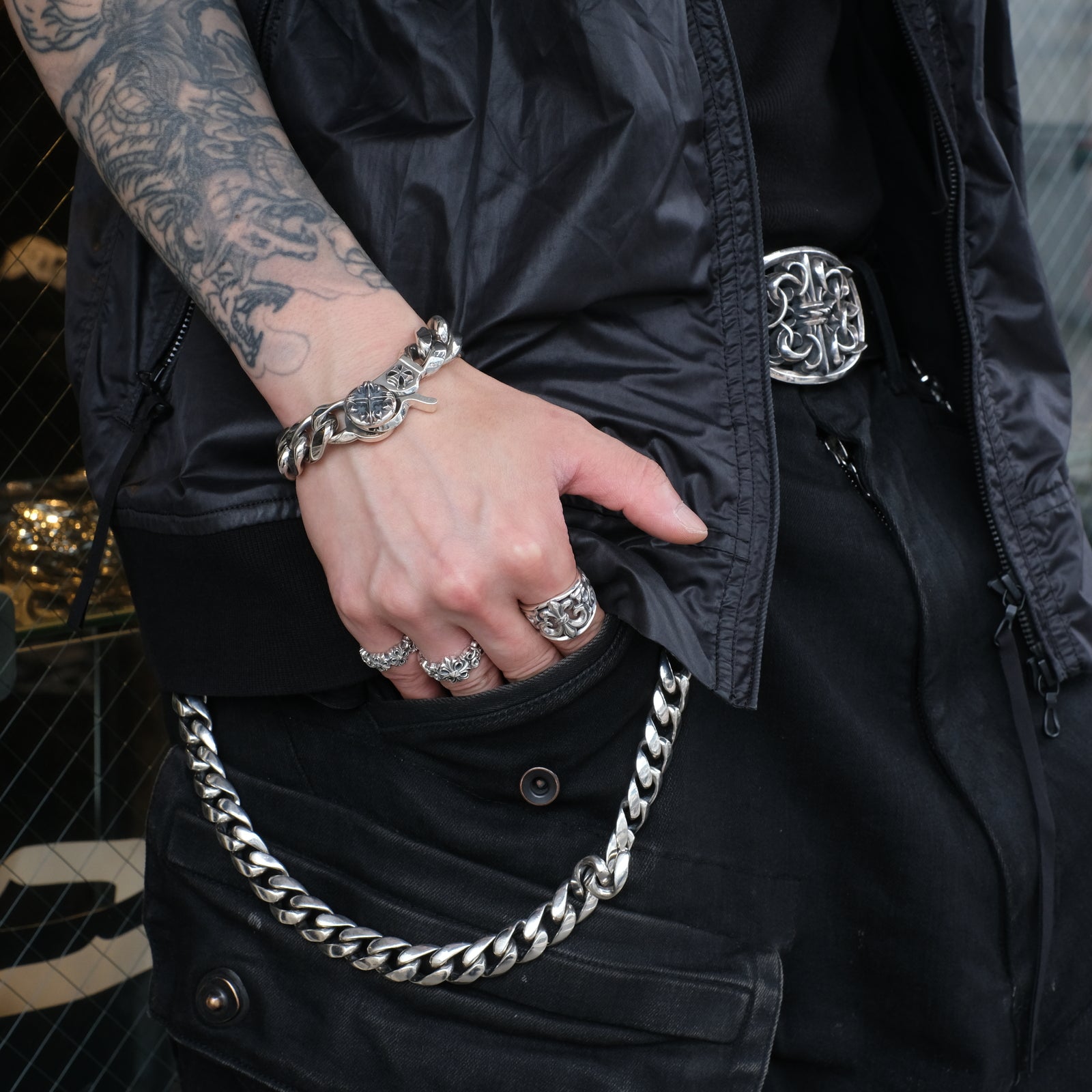 Subculture Jewelry チェーンブレスレット ヒュージチェーンブレス：GL