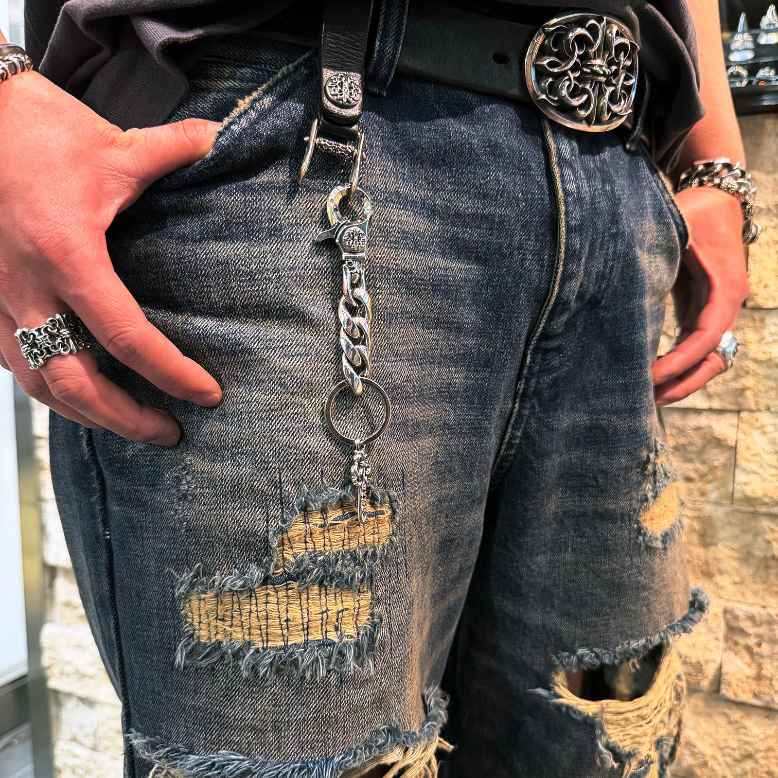 Double KG Clip Wallet Chain: SP