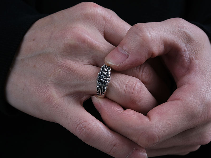 ブルーミングクロスリング：ナロー