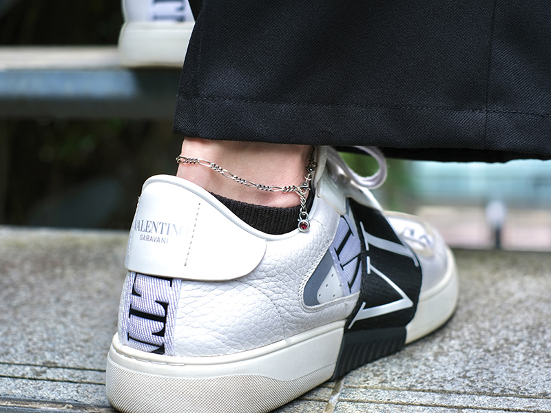 【ALDO】上品★輝く★ラインストーン★ Wチェーン★アンクレット ゆうパケット】アンクレット レディース ブランド ガラス ハート