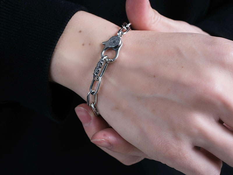 ペーパークリップブレス