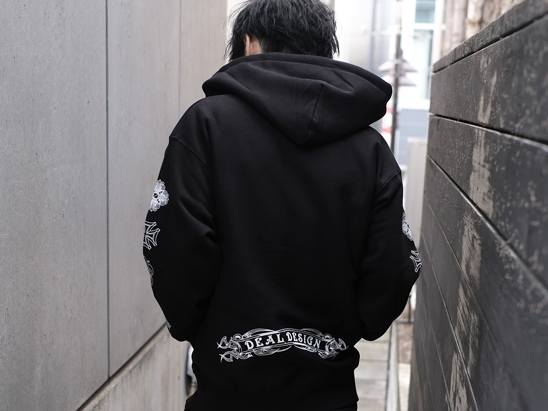 DEAL DESGIN パーカー ロゴストームパーカー