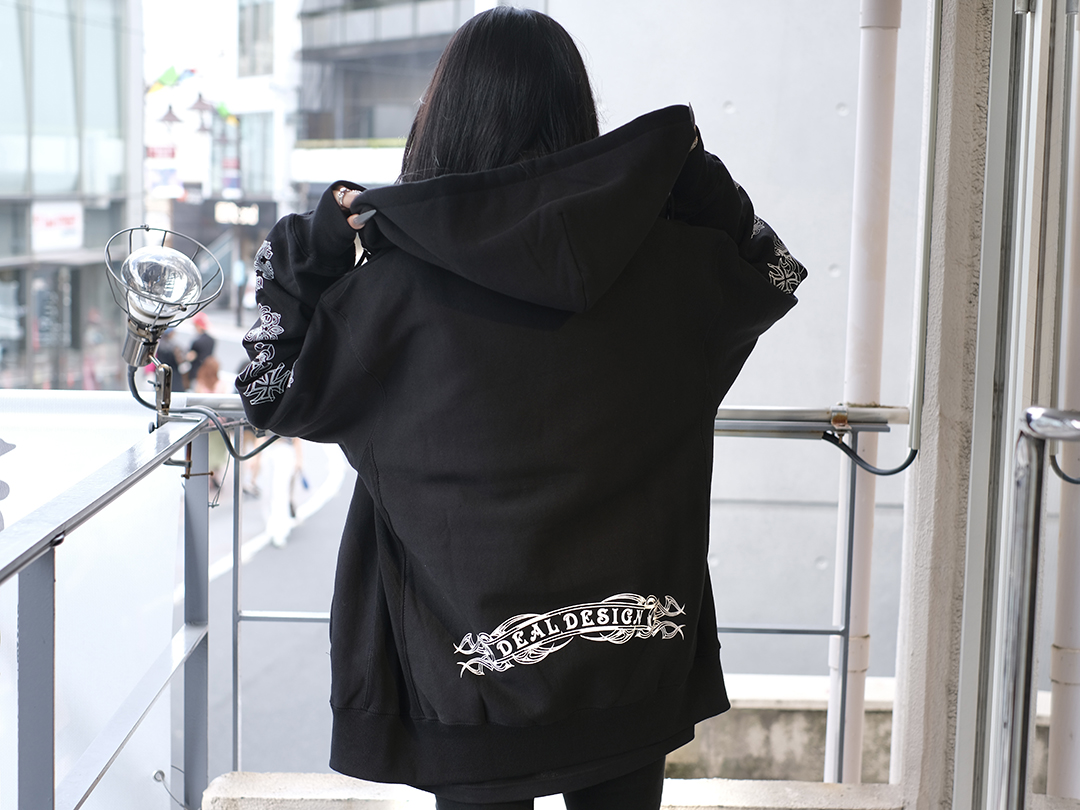 DEAL DESGIN パーカー ロゴストームパーカー